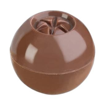 Bola lisa c/ furo enchimento 11mm Ø25mm