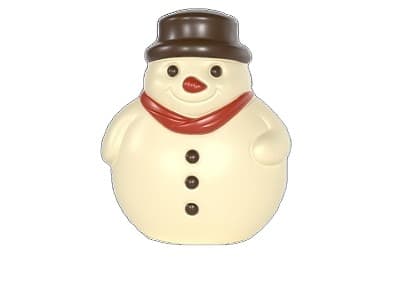 Boneco de neve esférico 100g